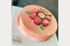 Entremets Fraise-Menthe