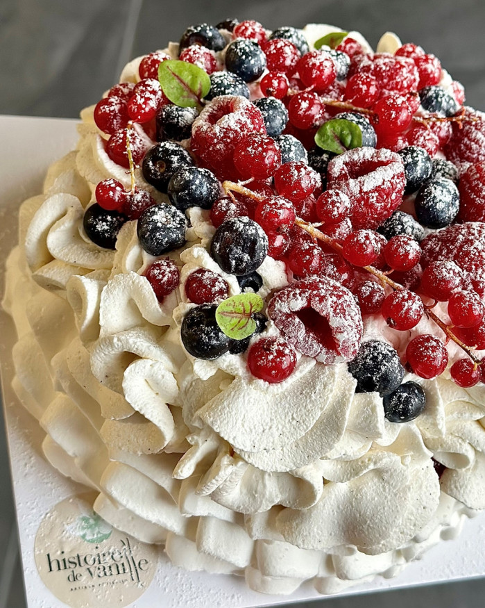 Pavlova aux fruits rouges ***4-6.Parts***