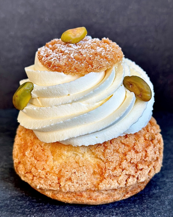 Choux Pistache Fleur d'Oranger