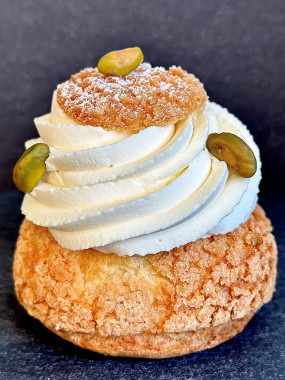 Choux Pistache Fleur d'Oranger