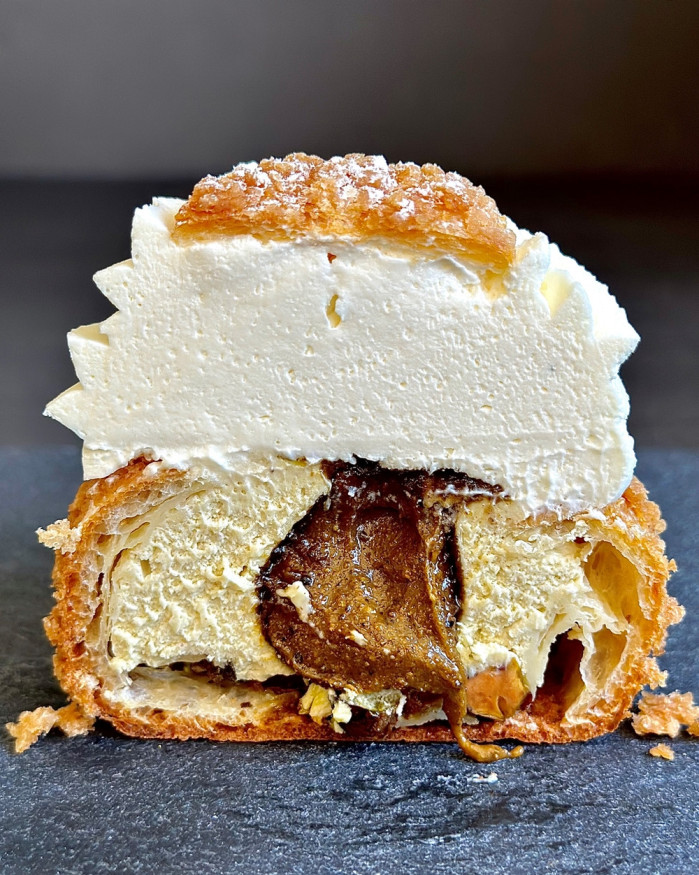 Choux Pistache Fleur d'Oranger