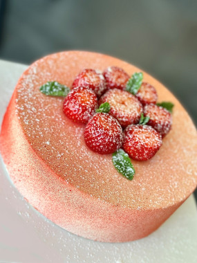 Entremets Fraise-Menthe  8_Personnes