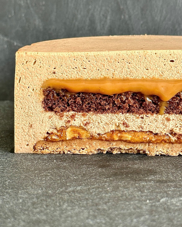 Entremets Praliné Caramel *****8-10.Parts*****