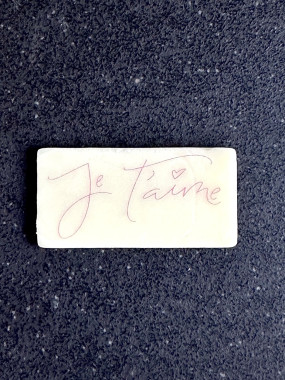 Plaque - Je t'aime