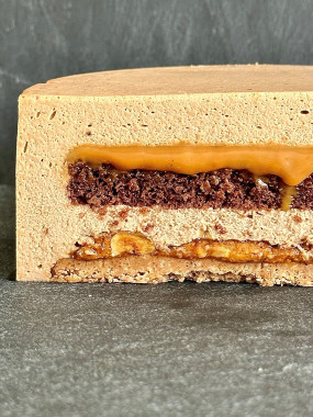 Entremets Praliné Caramel *****12.Parts*****
